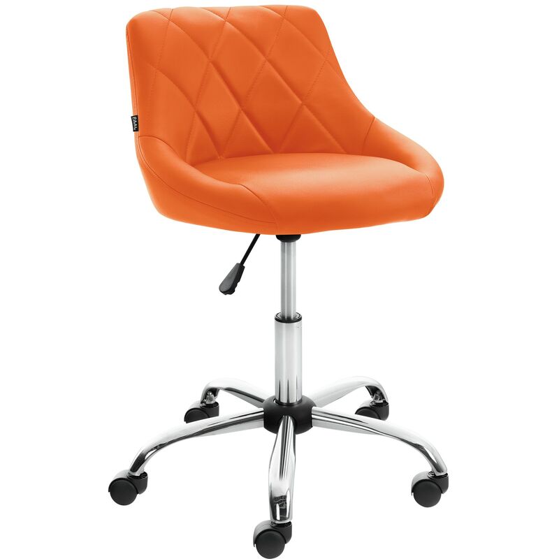Clp Arbeitshocker Lazio Orange Kunstleder