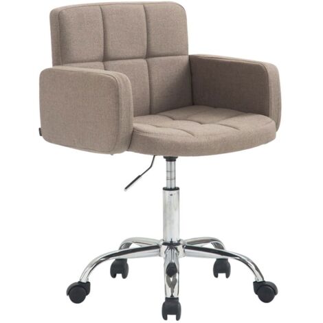 Arbeitshocker Los Angeles Stoff taupe