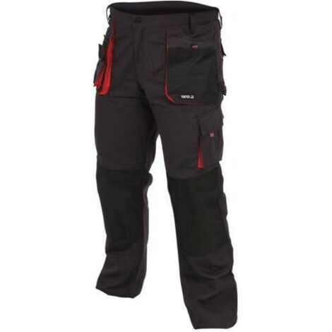 Arbeitshose BASALT schwarz/rot Gr. S