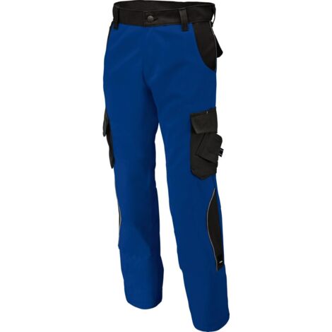 Arbeitshose BRUNO, royalblau-schwarz, Gr.58