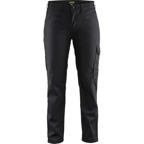Arbeitshose Industrie Damen 7104 - Schwarz XL - FR(46) - SE(C44) - Kurz
