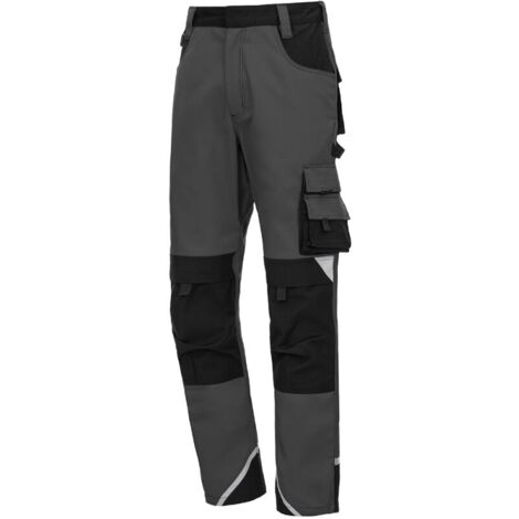 Arbeitshose lang Motion Tex Plus 7612 grau / schwarz Gr. 25 Nitras