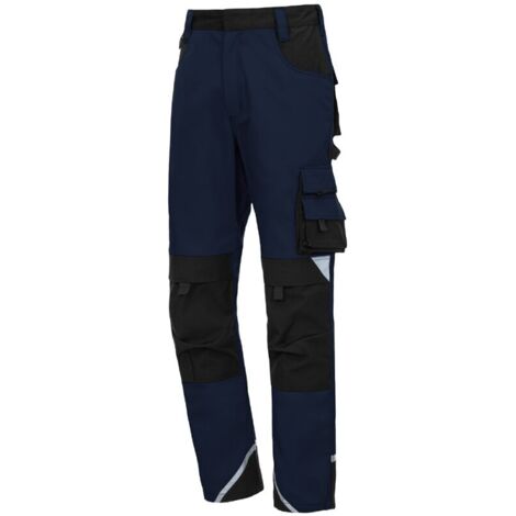 Arbeitshose lang Motion Tex Plus 7616 marineblau / schwarz Gr. 25 Nitras
