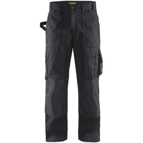 Arbeitshose ohne schwebende Taschen Handwerker 1530 - Schwarz L - FR(46) - SE(C52) - Standards