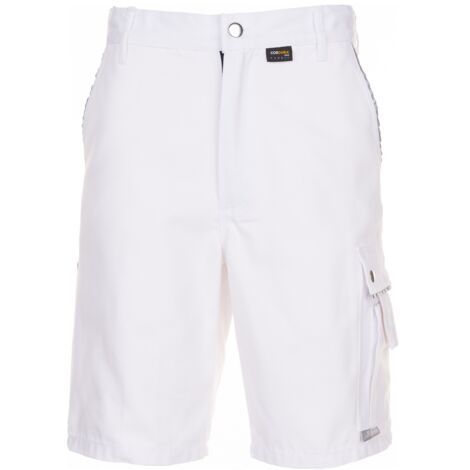 Arbeitshose Shorts Canvas 320 reinweiß/reinweiß Größe XXL