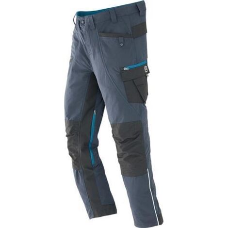 Arbeitshose Terrax Workwear Gr.60 anthrazit/petrol TERRAX