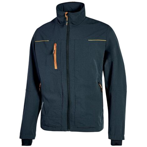 Arbeitsjacke aus Stoff PLUTON - Blau M
