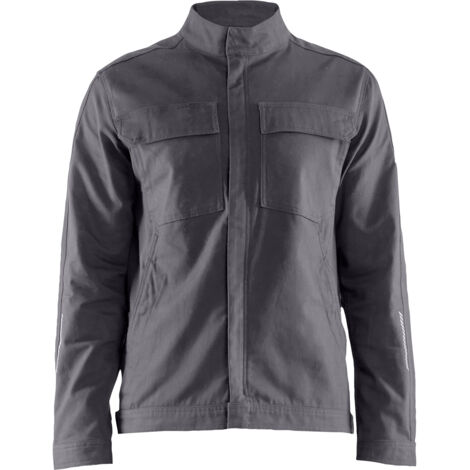 Arbeitsjacke Industrie Stretch 2D - Mittelgrau 5XL