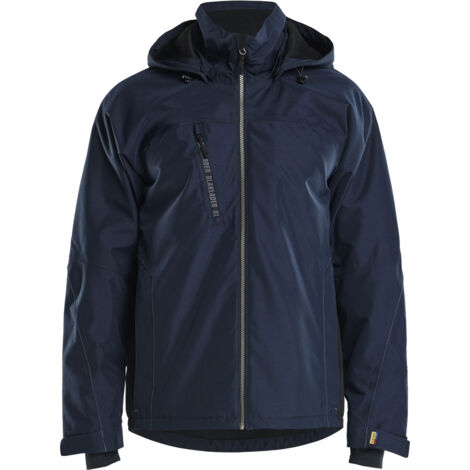 Arbeitsjacke mit technischem Futter 4890 - Dunkelmarine/Schwarz XXL