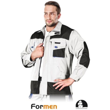Arbeitsjacke weiß/grau in versch. Größen L