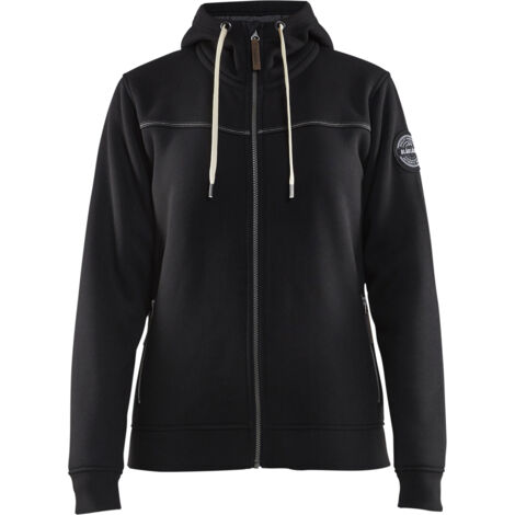 Arbeitskapuzen-Sweatshirt für Damen 4974 - Schwarz XXXL