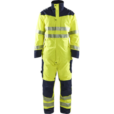 Arbeitskombination Winter Multinorm 6317 - Neon Gelb/Navy XS