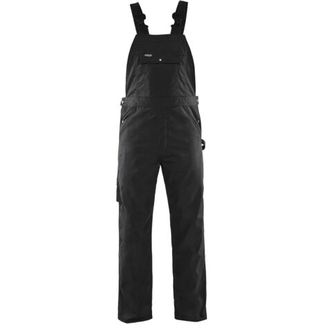 Arbeitslatzhose mit Trägern 2610 - Schwarz 46