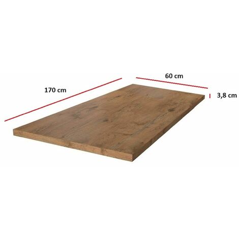 Arbeitsplatte 170 cm 38 mm Küchenzeile Küchenblock Eiche Lancelot Küche Vigo