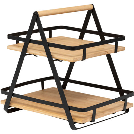 Arbeitsplattenregal ORDERA, 2-stufig, 30,5 x 22,5 x 29 cm