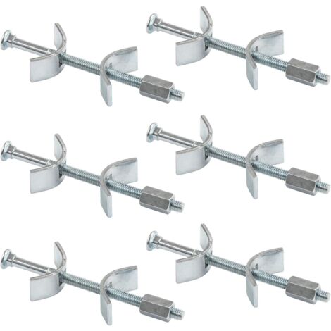 Arbeitsplattenverbindung - Möbelverbinder, 100 mm 6-tlg. - Küchenarbeitsplattenverbindung - Möbelmontageschrauben - Montagezubehör - Sichere und stabile Lösung