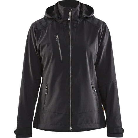 Arbeitssoftshelljacke Damen 4719 - Schwarz L