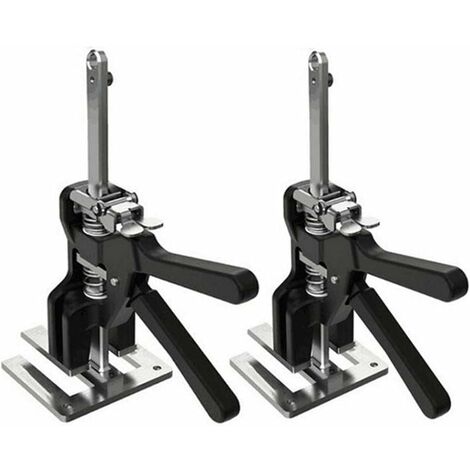Arbeitssparender Arm, 2 Stück Viking Arm Präzisions-Spannwerkzeug Arbeitssparender Arm für Platten mit Schrankhebewerkzeug-Set mit Stangenständer, 150 kg
