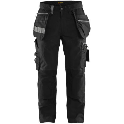 Arbeitsstretchhose Handwerker 1590 - Schwarz M - FR(44) - SE(C50) - Normen