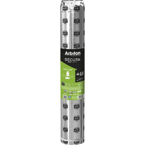 Arbiton Dämmunterlage Secura FlexLight Aquastop - 10 m2, 1,6mm, mit Dampfbremsfolie, Brandschutz Efl-s1