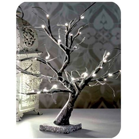 ARBOL 3D SAKURA NEVADO 71889 45CM BLANCO CALIDO