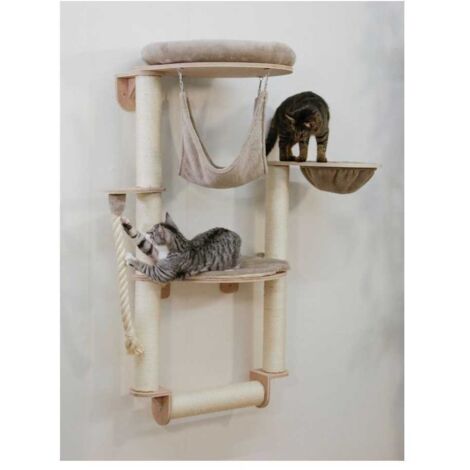 Árbol a chat mural KERBL Dolomit Grappa Pro H.138 cm Taupe