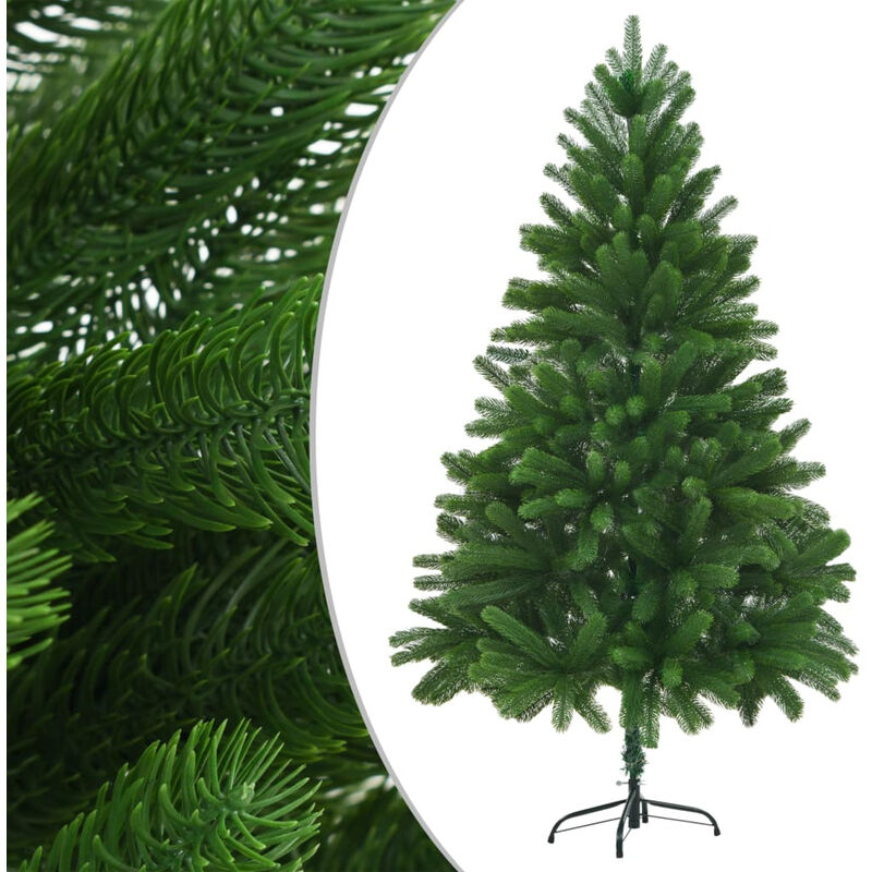 

arbol artificial de Navidad con hojas realistas 180 cm verde