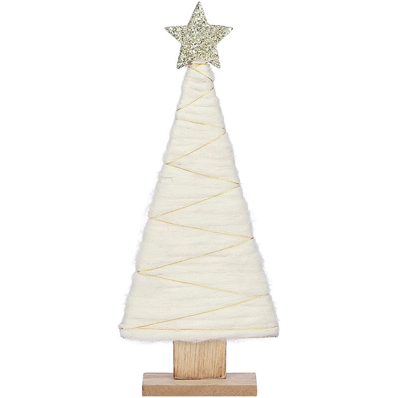 

Arbol blanco de madera 13x5x31cm - Black Box