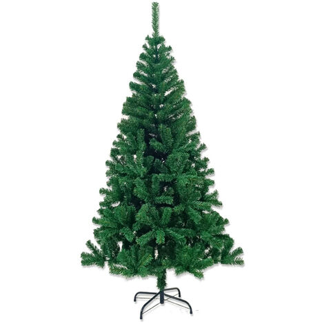 Árbol de Navidad 150 cm, 180 cm, 220 cm o 250 cm Modelo Quebec de Thinia Home | Árbol de Navidad Blanco Nevado Frondoso | Árbol de Navidad Artificial para Interior: Salón, Entrada, Oficinas... - Verde