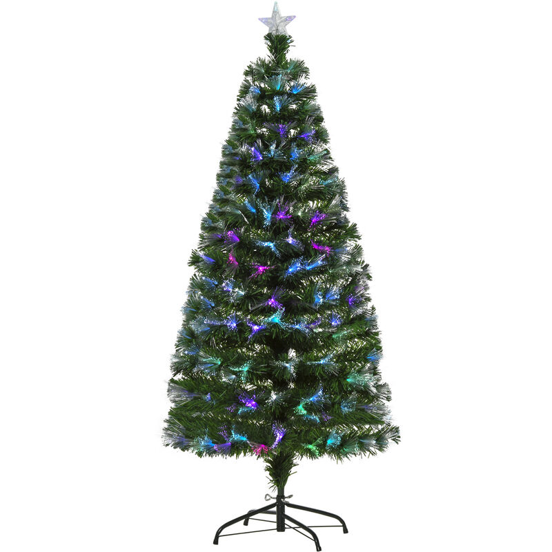 

Homcom - Árbol de Navidad Medidas 150 cm DECORACIÓN INCLUÍDA Abeto Navidades - Verde