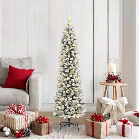 Árbol de Navidad artificial 150 cm PVC, Metal y Plástico