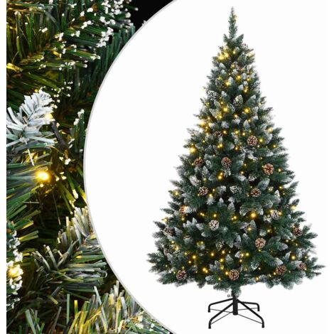 Árbol de Navidad artificial 150 LEDs 120 cm vidaXL