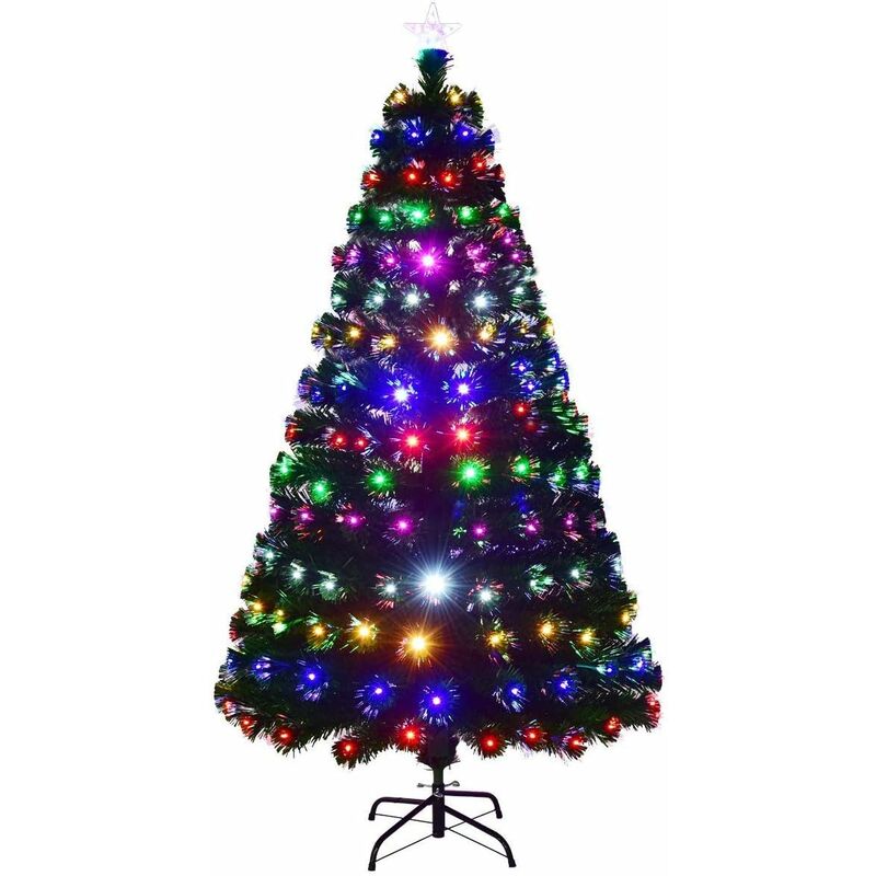 

Árbol de Navidad Artificial 1,5M con Soporte Decoración para Navidad Hogar Fiesta Color Verde