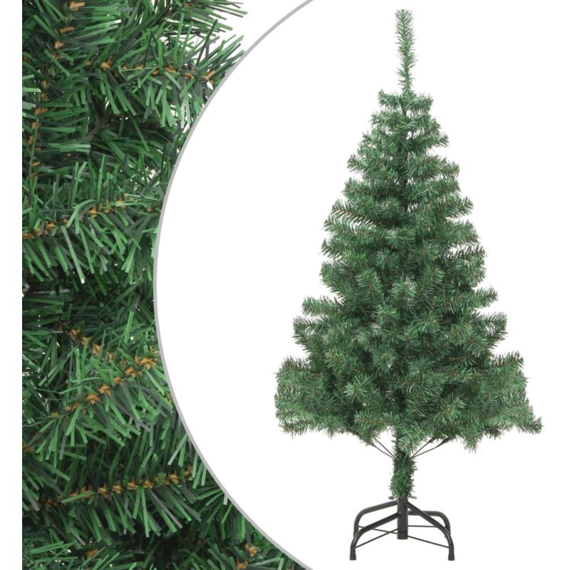 

Árbol de Navidad Artificial con Soporte Acero 150 cm 380 Ramas - Verde - Vidaxl