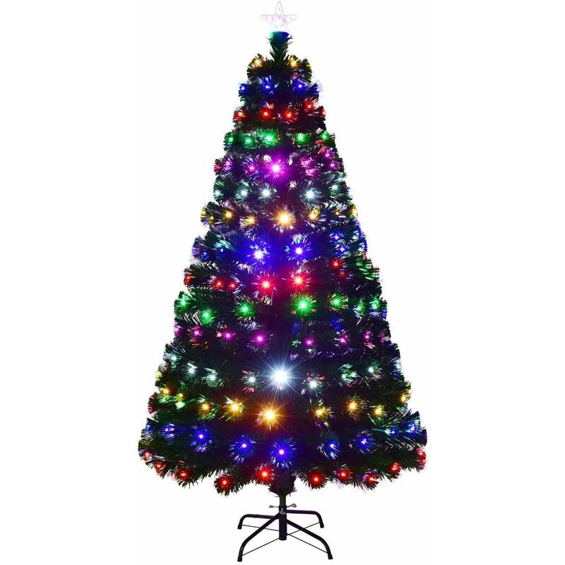 

Árbol de Navidad Artificial 1,8M con Soporte Decoración para Navidad Hogar Fiesta Color Verde