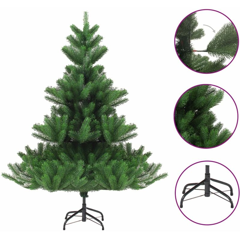 

Árbol de Navidad artificial abeto Nordmann verde 120 cm