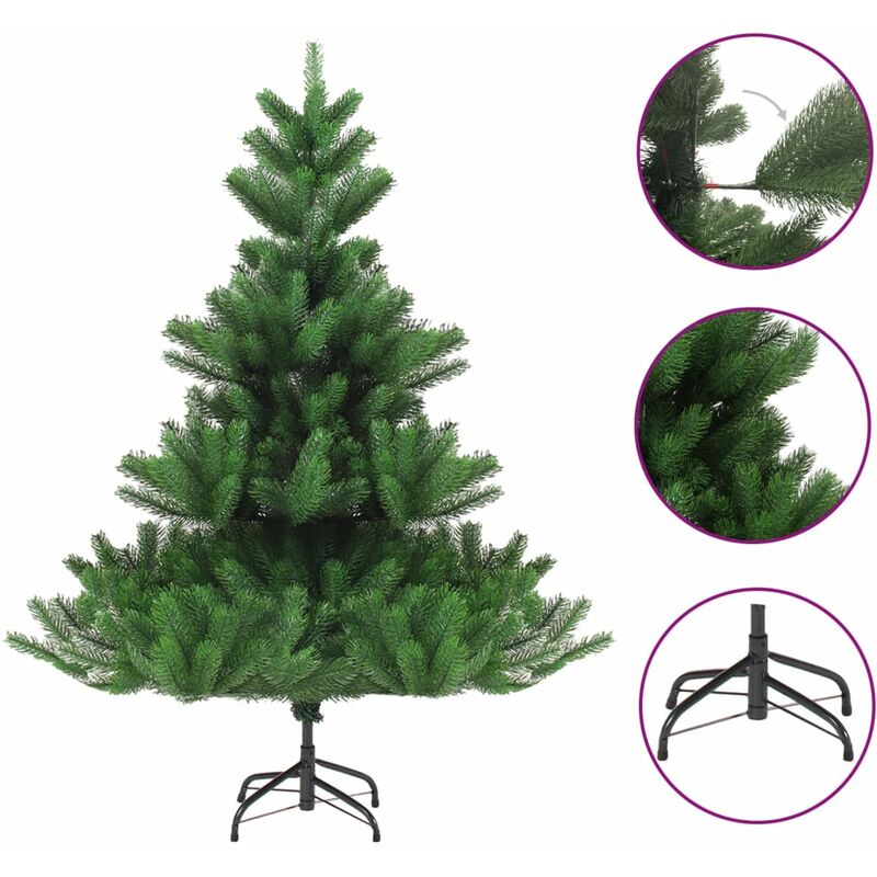 

Árbol de Navidad artificial abeto Nordmann verde 180 cm