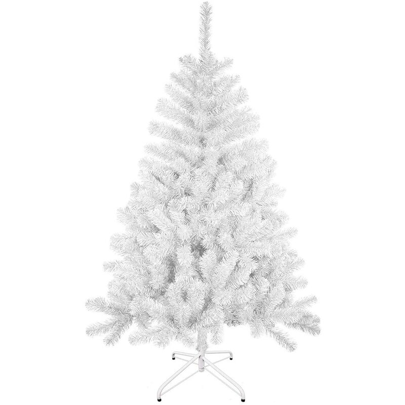 

Árbol de Navidad Artificial Arboles C/Soporte Metálico 120-210cm (Blanco, 210cm 668Tips)