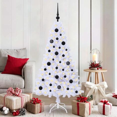 Árbol de Navidad artificial con 150 LED 150 cm PVC y Acero