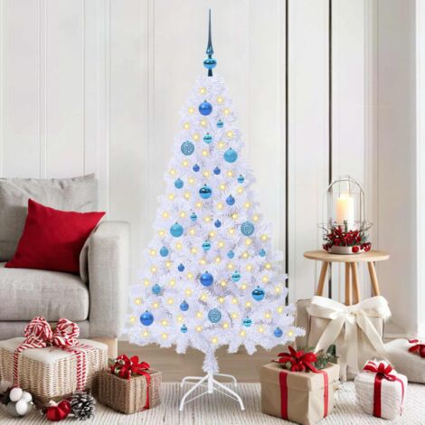 Árbol de Navidad artificial con 150 LED 150 cm PVC y Acero