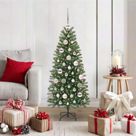 Árbol de Navidad artificial con 150 LED Verde 120 cm PE y PVC