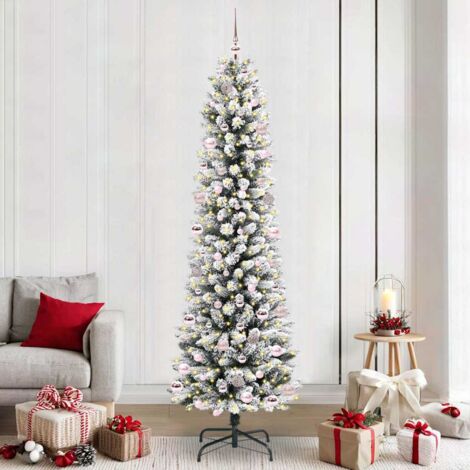 Árbol de Navidad artificial con 300 LED verde y 240 cm