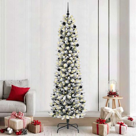 Árbol de Navidad artificial con 300 LED verde y 240 cm