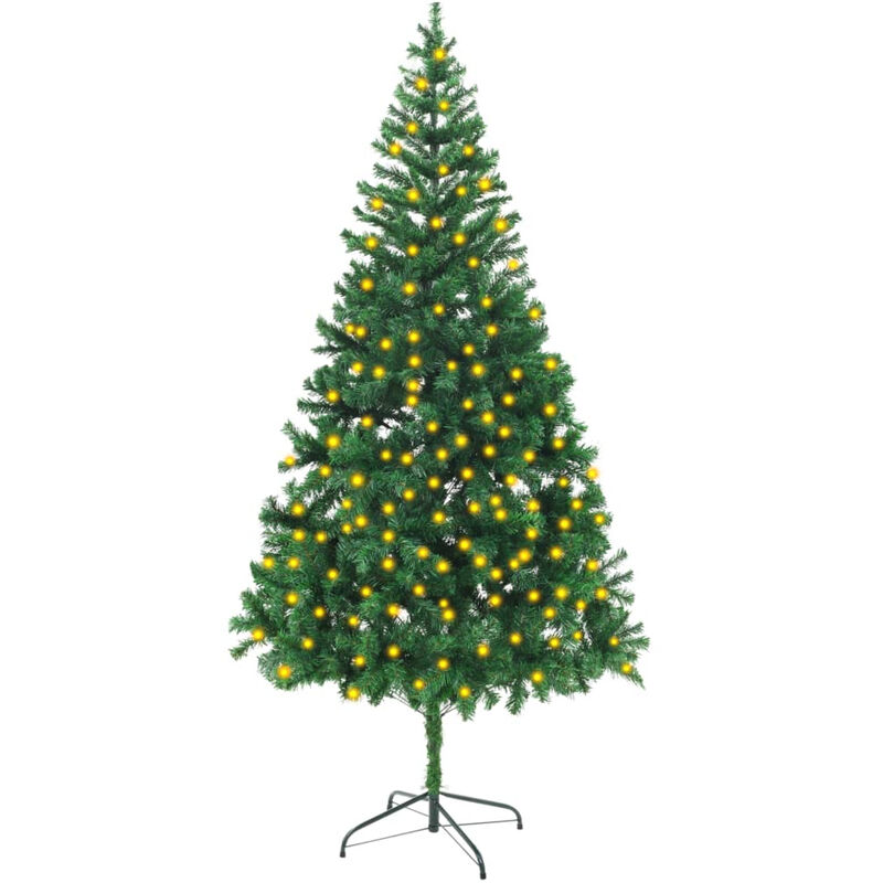 

Happyshopping - arbol de Navidad artificial con LED 210 cm 910 ramas