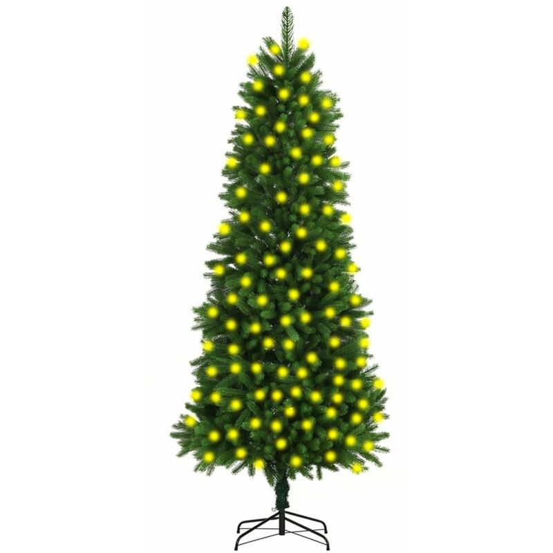 

arbol de Navidad artificial con LED 240 cm verde