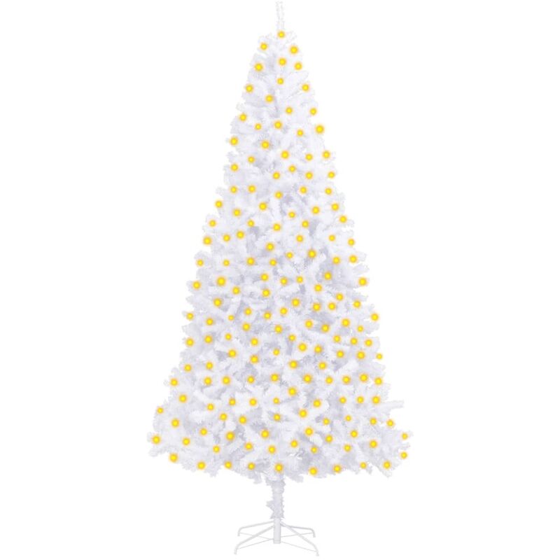 

Árbol de Navidad artificial con LED 300 cm blanco