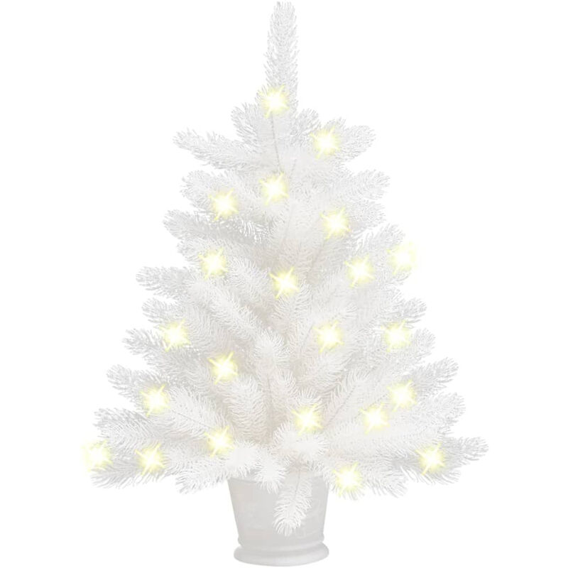 

Happyshopping - arbol de Navidad artificial con LED blanco 65 cm