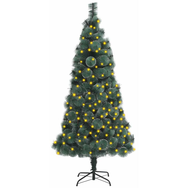

Happyshopping - arbol de Navidad artificial con LED Verde 150 cm PVC y PE