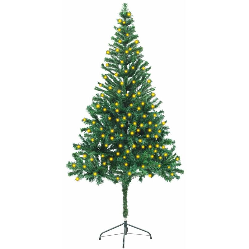 

arbol de Navidad artificial con LED y soporte 180 cm 564 ramas