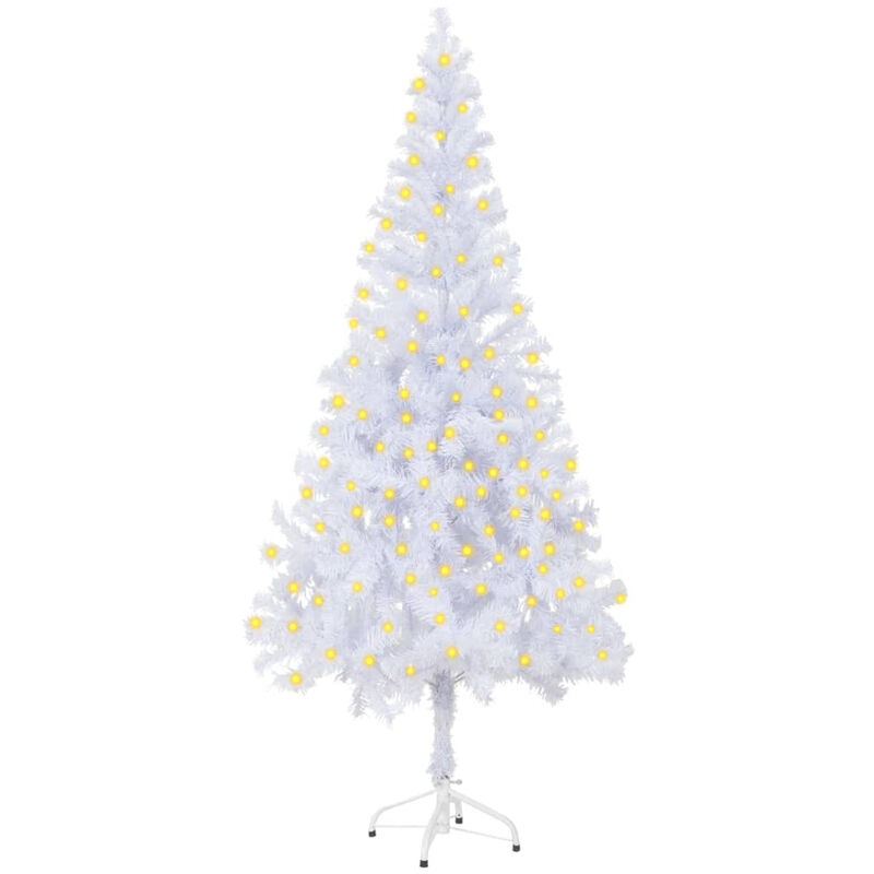 

Happyshopping - arbol de Navidad artificial con LED y soporte 180 cm 620 ramas